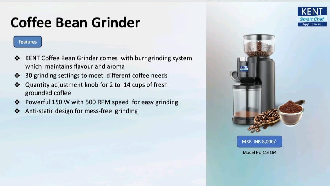 kent coffee bean griender